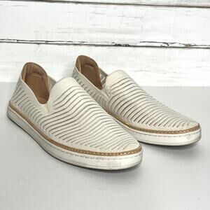 Ugg Sammy Breeze Slip On Sneaker White Shoe Size 10